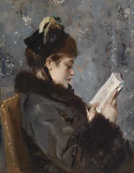 若い女性の読書